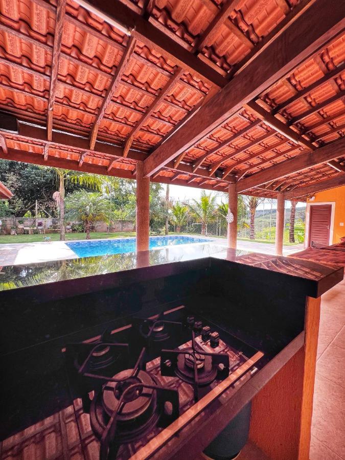 Chácara Roça chic atibaia piscina e muita natureza Vila Exterior foto